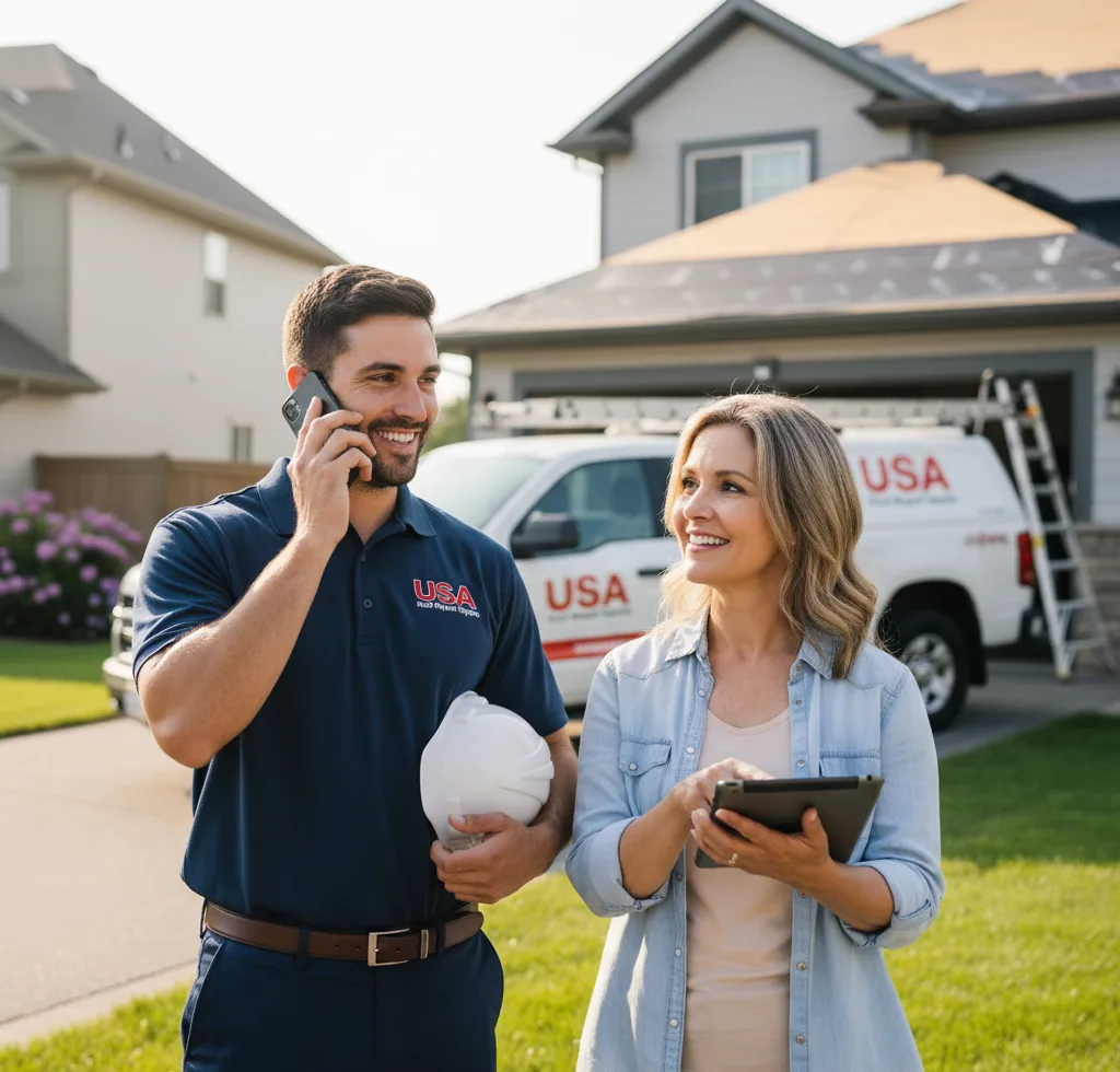 USA Roof Repair Experts customer support in Stevens Point